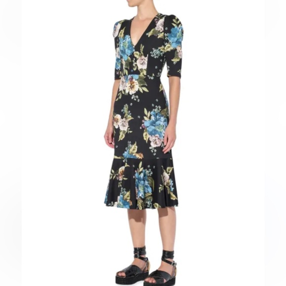 Erdem $395 Ottavia Floral-Print Midi Dress ( 4 )